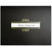 St. James® Recycled Certificate Holder - Linen - Black, Gold - 5 / Pack