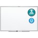 Quartet Classic Magnetic Whiteboard - 96" (8 ft) Width x 48" (4 ft) Height - White Painted Steel Surface - Silver Aluminum Frame - Horizontal/Vertical - Magnetic - 1 Each - TAA Compliant