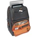 Solo Carrying Case (Backpack) for 17.3" Notebook - Black, Orange - Shoulder Strap, Handle