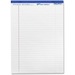 MeadWestvaco Micro Perforated Business Notepad - 50 Sheet - Ruled - 8.38" x 10.88" - 1 Each - White Media