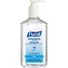 PURELL® Sanitizing Gel - Fragrance-free Scent - 354.88 mL - Kill Germs, Bacteria Remover - Hand - Clear - 1 Each