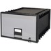 Storex Stackable Poly Legal Archive Drawer - External Dimensions: 18" Width x 23.5" Depth x 11"Height - Media Size Supported: Legal - Heavy Duty - Stackable - Polypropylene - Black, Gray - For File - Recycled - 1 Each