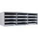 Storex 12-Compartment Litreature Organizers - 12 Compartment(s) - Compartment Size 2.13" (53.98 mm) x 9.25" (234.95 mm) x 12.50" (317.50 mm) - Recycled - Gray - Plastic - 1Each