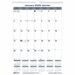 Blueline Blueline Net Zero Carbon Monthly Wall Calendar - Julian Dates - Monthly, Yearly, Daily - January 2024 - December 2024 - 1 Month Single Page Layout - Twin Wire - Chipboard - 17" Height x 12" Width - Eyelet, Reference Calendar, Reinforced, Bilingua