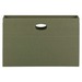 Smead Legal Recycled Hanging Folder - 8 1/2" x 14" - 3 1/2" Expansion - Standard Green - 100% Recycled - 40 / Carton