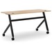 HON Multipurpose Table - Fixed Base - Laminated, Wheat Top - 60" Table Top Width x 24" Table Top Depth x 1" Table Top Thickness - 29.5" Height - Steel