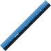 Victor Plastic Dual Color 12" Easy Read Ruler - 12" Length - 1/4, 1/8, 1/16 Graduations - Imperial, Metric Measuring System - Plastic - 1 Each - Blue, Black