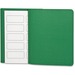 Oxford Letter Recycled Report Cover - 8 1/2" x 11" - 100 Sheet Capacity - Green - 10% Fiber Recycled - 25 / Box