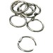 Westcott Loose Leaf Rings - 1" Diameter - Chrome Metal - 10 / Box