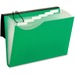 Pendaflex Letter Expanding File - 8 1/2" x 11" - 7 Pocket(s) - Green - 1 Each