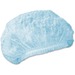 COVA-CAP Hair Cap - Latex-free, Lightweight, Fluid Resistant, Breathable, Elastic Headband - Contaminant, Fluid Protection - Nonwoven, Polypropylene - Blue - 250 / Pack
