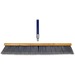 Genuine Joe Floor Sweep - 24" (609.60 mm) Handle Width - 60" (1524 mm) Handle Length - Metal Handle - 1 Each - Gray
