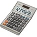 Casio MS80 Desktop Solar Tax Calculator - Extra Large Display, Dual Power, Rubber Feet, Key Rollover, 3-Key Memory, Sign Change, Easy-to-read Display, Independent Memory - Battery, Solar Powered - 5.8" x 4.1" x 1.1" - Metal, Plastic - 1 Each