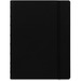 Rediform A5 Size Filofax Notebook - A5 - 56 Sheets - Twin Wirebound - 0.24" Ruled - A5 - 8 1/4" x 5 13/16" - 8.50" (215.90 mm) x 6.44" (163.51 mm) - Off White/Ivory Paper - BlackLeatherette Cover - Elastic Closure, Indexed, Pocket, Ruler, Refillable, Soft