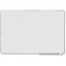 Bi-silque Magnetic Gold 1x2 Grid Planning Board - 72" (6 ft) Width x 48" (4 ft) Height - White Surface - Aluminum Frame - Rectangle - Magnetic - Grid Pattern, Pen Tray - 1 Each