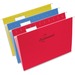 Continental 1/5 Tab Cut Letter Recycled Hanging Folder - 8 1/2" x 11" - Assorted - 60% Recycled - 25 / Box