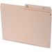 Continental 2-sided Tab Letter File Folders - Letter - 8 1/2" x 11" Sheet Size - 1/2 Tab Cut - Top Tab Location - Assorted Position Tab Position - Manila - Recycled - 100 / Box