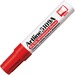 Jiffco Artline 5109A Big Nib Whiteboard Marker - Bold Marker Point - Chisel Marker Point Style - Refillable - Red - Acrylic Fiber Tip - 1 Each