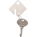 Master Model No. 7117D Snap Hook Key Tags, 20ea. Per Bag - 1.66" (42.16 mm) Length x 1.50" (38.10 mm) Width - Rectangular - 20 / Pack - Plastic - White