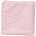 Rubbermaid Commercial 2x12 Light Commercial Microfiber Cloth Red - For Commercial - 12" (304.80 mm) Length x 12" (304.80 mm) Width - 24 / Pack - Bleach-safe, Washable, Durable, Chemical Resistant - Pink