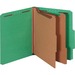 Pendaflex 2/5 Tab Cut Letter Classification Folder - 8 1/2" x 11" - 2 1/2" Expansion - 2" Fastener Capacity for Folder, 1" Fastener Capacity for Divider - Top Tab Location - Right of Center Tab Position - 2 Divider(s) - Dark Green - 10 / Box