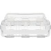 Deflecto Stackable Caddy Organizer - 6.5" (165.10 mm) Height x 14" (355.60 mm) Width x 10.5" (266.70 mm) Depth - White - Plastic - 1 Each