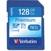 Verbatim 128GB Premium SDXC Memory Card, UHS-I V10 U1 Class 10 - 70 MB/s Read - 300x Memory Speed - Lifetime Warranty