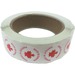 Spicers Paper Multipurpose Label - "Made in Canada" - 1" Diameter - Round - Red, White - 500 / Roll - 500 Total Label(s) - 500 / Roll