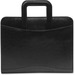 bugatti Portfolio - 1 1/2" Folder Capacity - Internal, Front Pocket(s) - Black - 1 Each