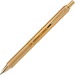 EnerGel Alloy Gel Pen - Medium Pen Point - 0.7 mm Pen Point Size - Refillable - Retractable - Black Gel-based Ink - Gold Aluminum Alloy Barrel - 1 Each