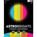 Astrobrights Color Card Stock - 5 Assorted Colours - 8 1/2" x 11" - 250 / Pack - High-impact, Durable, Printable, Acid-free, Lignin-free - Lunar Blue, Solar Yellow, Terra Green, Cosmic Orange, Fireball Fuchsia