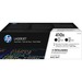 HP 410X (CF410XD) Original High Yield Laser Toner Cartridge - Black - 2 / Carton - 6500 Pages (Per Cartridge)