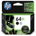 HP 64XL Original High Yield Inkjet Ink Cartridge - Black - 1 Each - 600 Pages