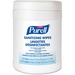 PURELL® Sanitizing Hand Wipes - White, Blue - Alcohol-free, Residue-free, Durable, Lint-free, Pre-moistened - For Hand - 270 Per Tub - 1 Each