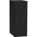 Lorell Open Desking System Single Tower - 15" x 23.6" x 40.3" - Material: Steel - Finish: Black