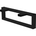 Lorell Low Worksurface Support O-Leg - Contemporary - 2" Width x 23.5" Depth x 7" Height - Steel - Black