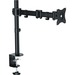 Lorell Active Office Mounting Arm for Monitor - Black - 1 Display(s) Supported - 32" Screen Support - 1 Each