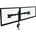 Lorell Active Office Mounting Arm for Monitor - Black - 2 Display(s) Supported - 27" Screen Support - 1 Each
