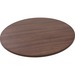 Lorell Woodstain Hospitality Round Tabletop - Walnut Round Top - 1" Table Top Thickness x 35.5" Table Top Diameter - Assembly Required - 1 Each