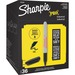 Sharpie Industrial Permanent Markers - Fine Marker Point - Black - 36 / Pack