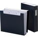 Smead Letter Organizer Folder - 8 1/2" x 11" - 6 Pocket(s) - Monaco Blue - 1 Each
