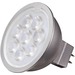 Satco LED MR16 Warm 500 Lumens Light Bulb - 6.50 W - 50 W Incandescent Equivalent Wattage - 12 V AC, 12 V DC - 500 lm - MR16 Size - Warm White Light Color - GU5.3 Base - 25000 Hour - 4940.3°F (2726.8°C) Color Temperature - 80 CRI - 40° Beam An