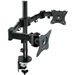 3M Clamp Mount for Monitor - Black - Adjustable Height - 2 Display(s) Supported - 28.5" Screen Support - 18.14 kg Load Capacity - 1 Each