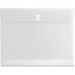 Business Source Letter File Pocket - 8 1/2" x 11" - 1" Expansion - Poly - Clear - 1 Each