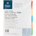 Business Source A-Z Tab Table of Contents Index Dividers - Printed Tab(s) - Character - A-Z - 25 Tab(s)/Set - 8.50" Divider Width x 11" Divider Length - Letter - 3 Hole Punched - White Mylar Divider - White Mylar Tab(s) - 25 / Set