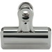 Business Source Bulldog Grip Clips - No. 4 - 3" (76.20 mm) Width - for Paper - Heavy Duty - 12 / Box - Silver