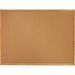 Lorell Oak Wood Frame Cork Board - 24" (609.60 mm) Height x 36" (914.40 mm) Width - Cork Surface - Long Lasting, Warp Resistant - Brown Oak Frame - 1 Each