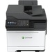 Lexmark CX622ade Laser Multifunction Printer - Color - Copier/Fax/Printer/Scanner - 40 ppm Mono/40 ppm Color Print - 2400 x 600 dpi Print - Automatic Duplex Print - Upto 100000 Pages Monthly - 251 sheets Input - Color Scanner - 1200 dpi Optical Scan - Col