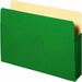 Business Source Coloured Expanding File Pockets - 8 1/2" x 11" - 3 1/2" Expansion - Green - 10% Recycled - 1 Each