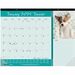 Blueline Monthly Desk Pads - Julian Dates - Monthly - January 2024 - December 2024 - 1 Month Single Page Layout - 17" x 22" Sheet Size - Desk Pad - Paper - Bilingual, Notes Area, Tear-off, Event Planning Sheet - 1 Each